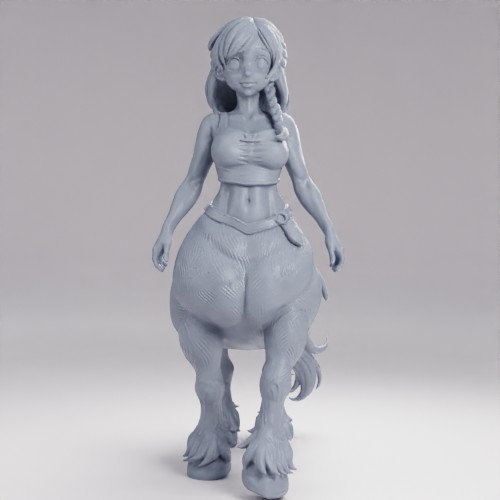 三つ編みの森のケンタウロス の画像