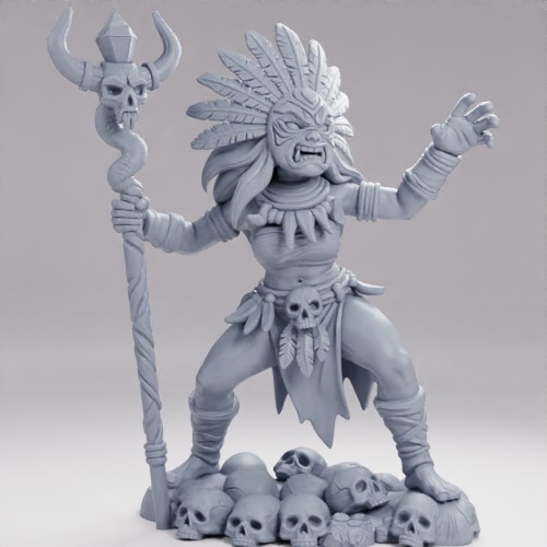 部族の頭蓋骨喚び の画像