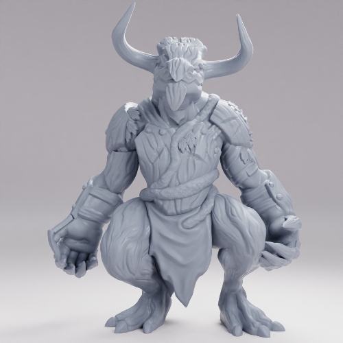 Picture of Dhok With Horns