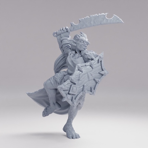 Picture of Female Bugbear Sword And Shield