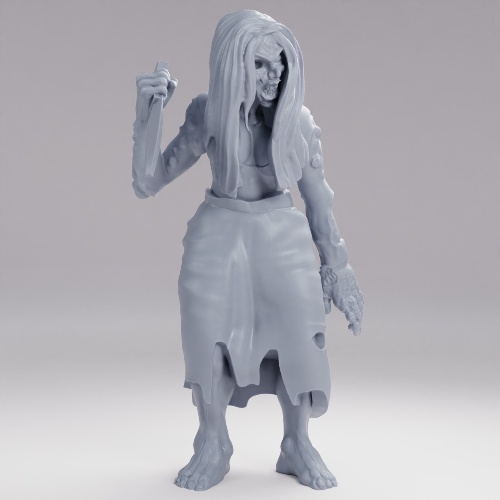 Picture of Zombie Female Knife