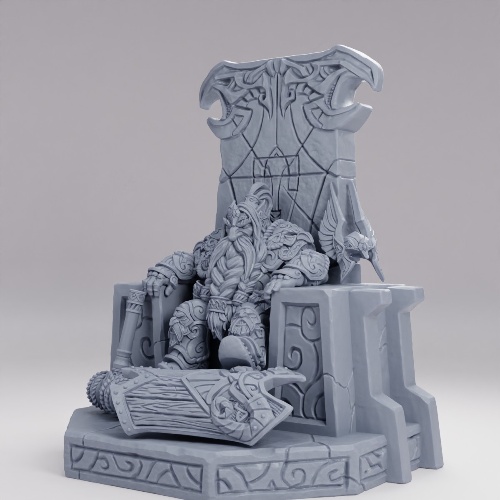 Picture of Alvar On The Mountain Throne