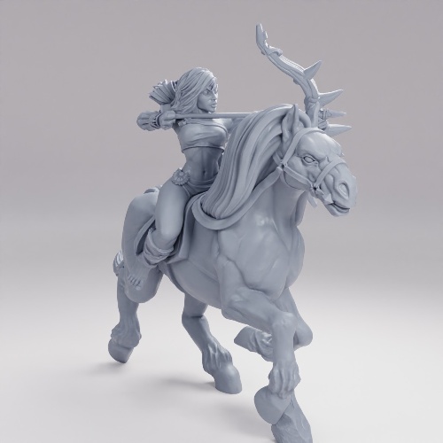 Picture of Amazon Horse Rider Pose B