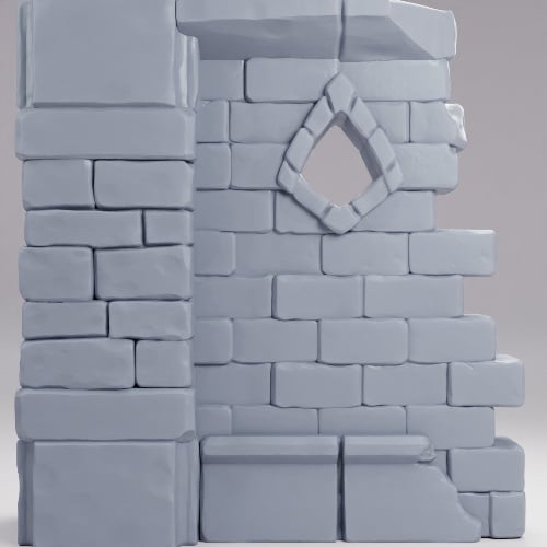 Picture of Arba Temple Wall Broken