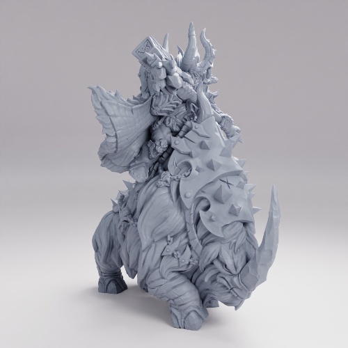 Picture of Armored Frosthorn With Rider