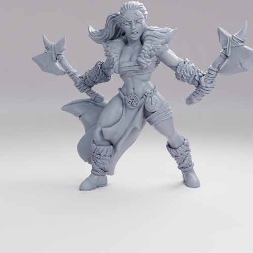 Picture of Barbarian Blademaster Pose A