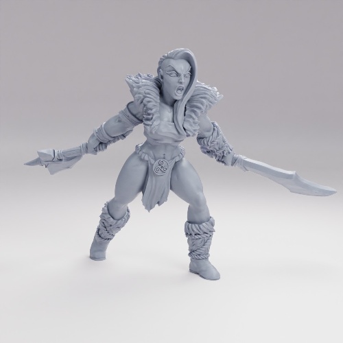 Picture of Barbarian Blademaster Pose C