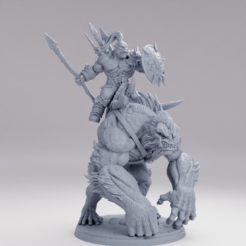 Picture of Blackcrag Apefiend Rider On Base B