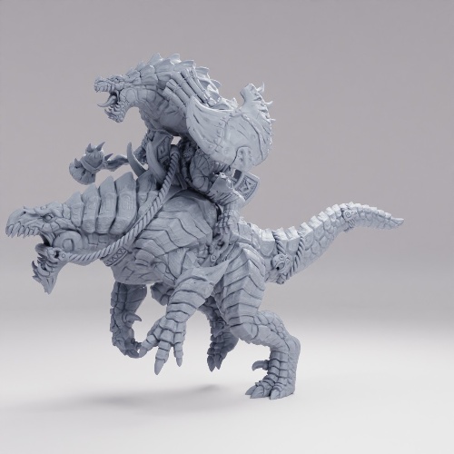 Picture of Brute Wyvern With Rider A Alt