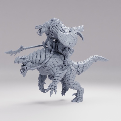 Picture of Brute Wyvern With Rider A