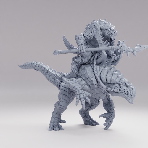 Picture of Brute Wyvern With Rider B Alt