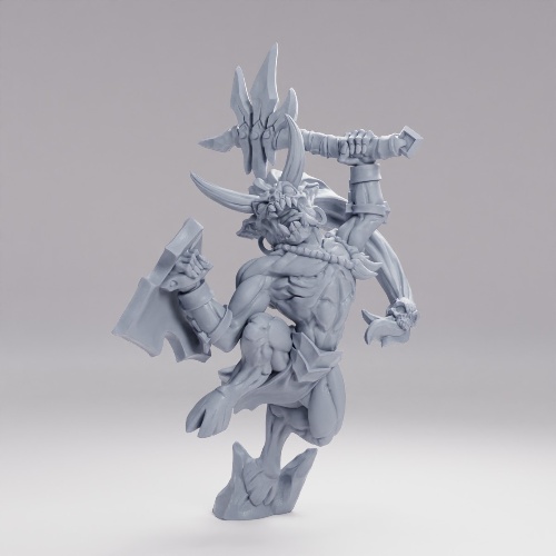 Picture of Demon Grunt Pose C With Hair