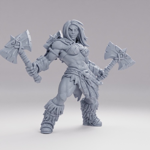 ドラゴンピークの双斧の野蛮士 の画像