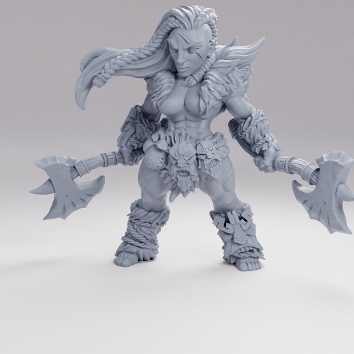 Picture of Dwarf Berserk Heroine