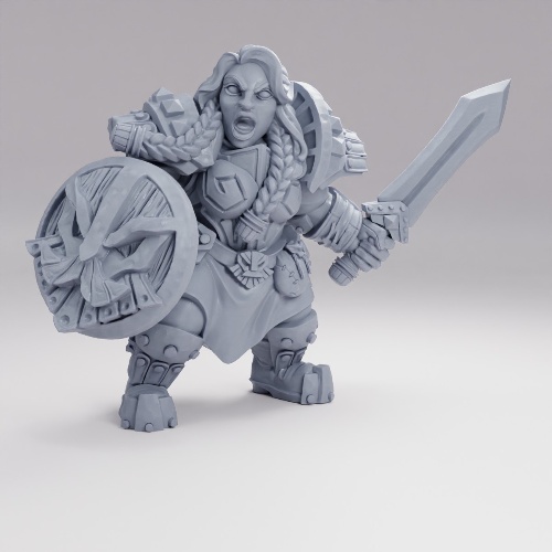 Picture of Dwarf Female Pose C