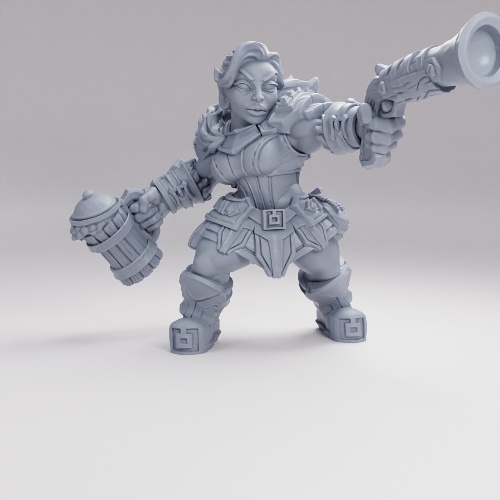 Picture of Dwarf With Gun Pose E