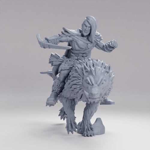 Picture of Frozen Wolf Rider A