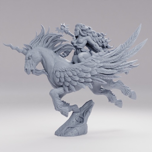 Picture of Geneieve On Celestial Steed Nude