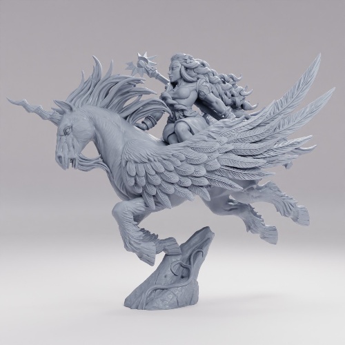 Picture of Geneieve On Celestial Steed