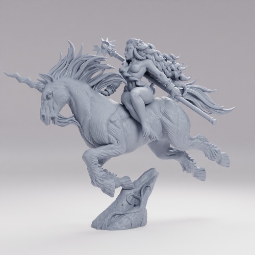 Picture of Geneieve On Unicorn Nude