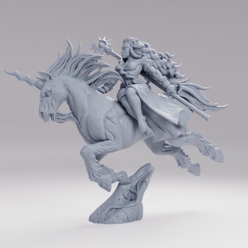 Picture of Geneieve On Unicorn