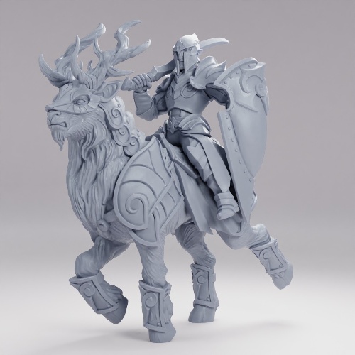 Picture of Goldhorn Cervid Rider A Alt