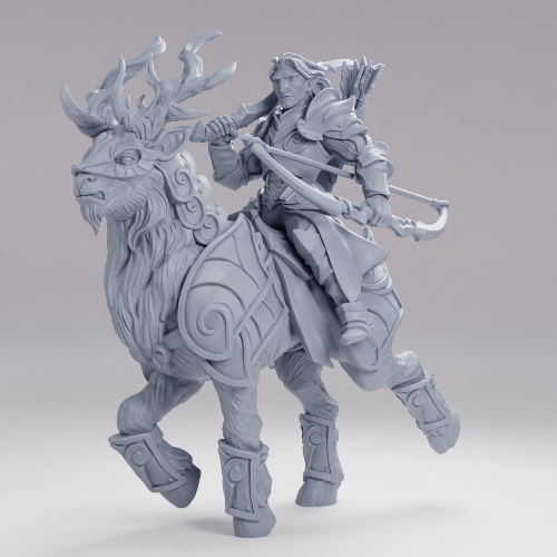 Picture of Goldhorn Cervid Rider A