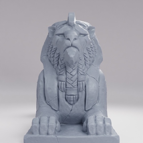 古代の石の番兵 の画像