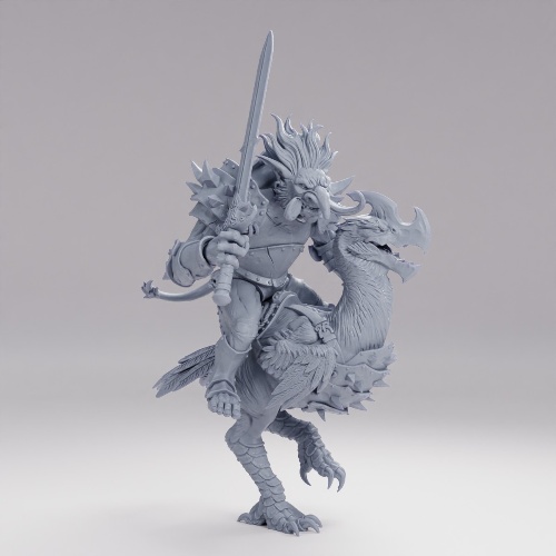 Picture of Ironkeep Troll Knight On Terror Bird A Alt