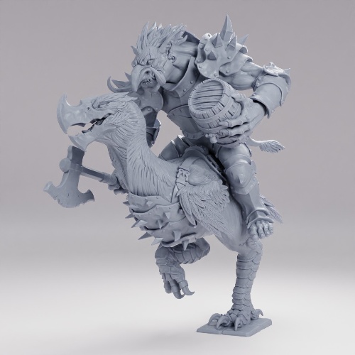 Picture of Ironkeep Troll Knight On Terror Bird D Alt