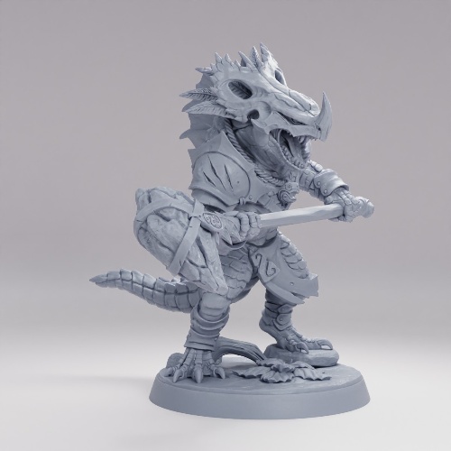 Picture of Lizardman of Falgor F Alt on Base