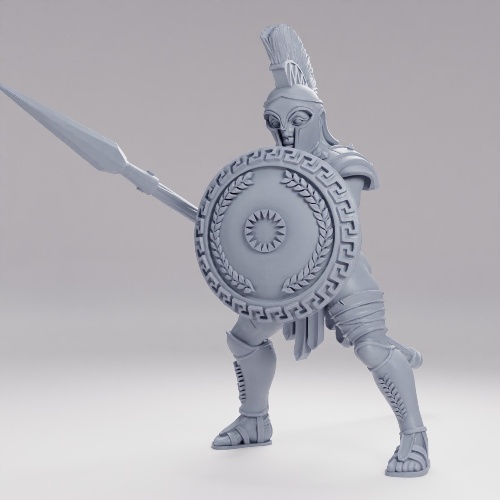 Picture of Spartan Female A Helmet Spear
