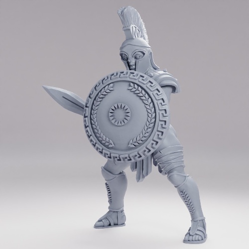 Picture of Spartan Female A Helmet Sword