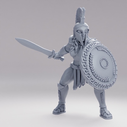Picture of Spartan Female C Helmet Sword