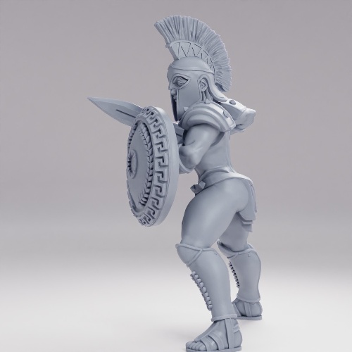 Picture of Spartan Female D Helmet Sword