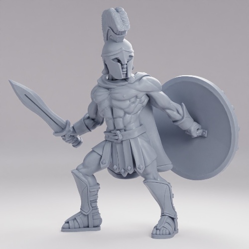 Picture of Spartan Male B Helmet Sword