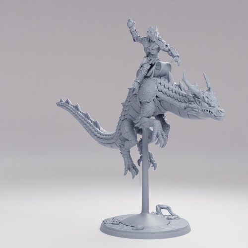 Picture of Spiritual Dragon Rider B Alt On Base