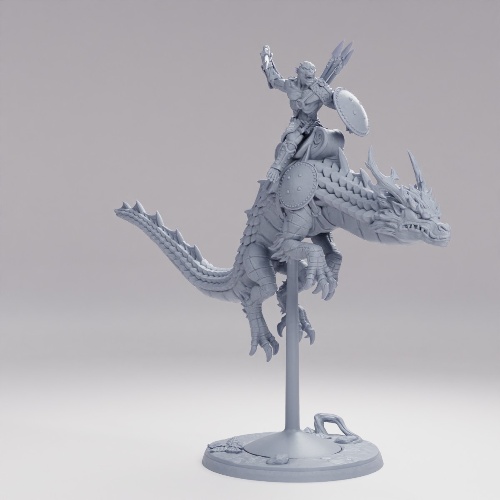 Picture of Spiritual Dragon Rider B On Base
