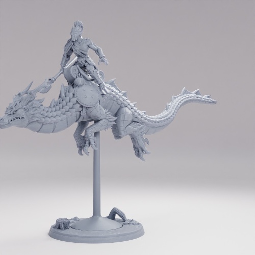 Picture of Spiritual Dragon Rider C Alt On Base