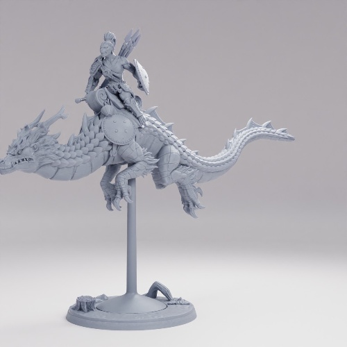 Picture of Spiritual Dragon Rider C On Base