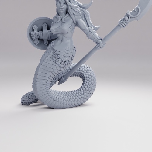 Picture of Yuan-ti Snakefolk Naga Pose E