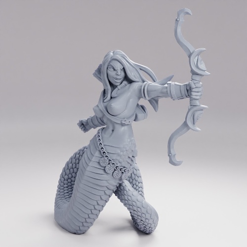 Picture of Yuan-ti Snakefolk Naga Skimpy Pose B
