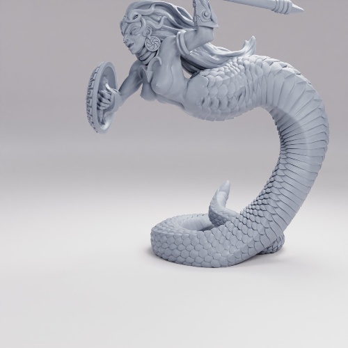 Picture of Yuan-ti Snakefolk Naga Skimpy Pose F