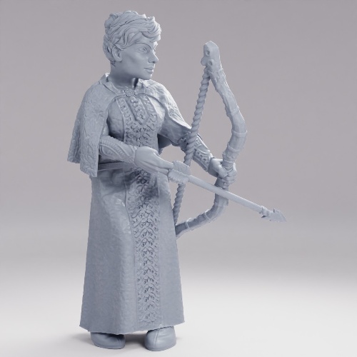 Picture of Fighting Villager Female E