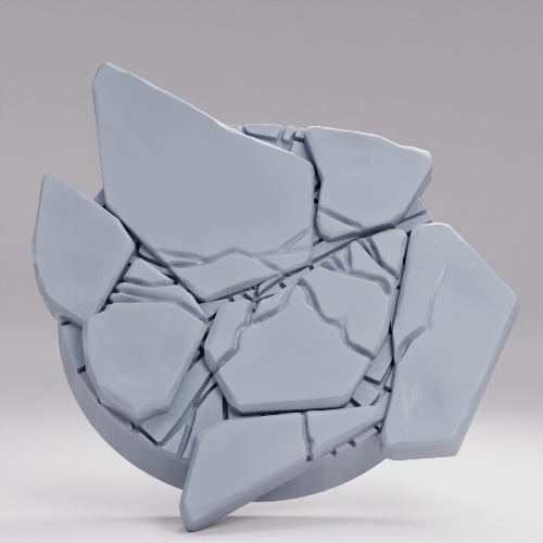 フロストクラッグ：断裂した石のベース の画像
