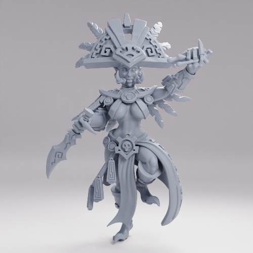 Picture of Goldthrone Trollkin Priestess