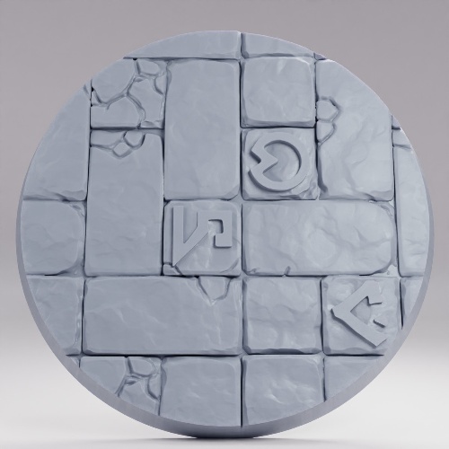 古代ルーンの50mmベース の画像