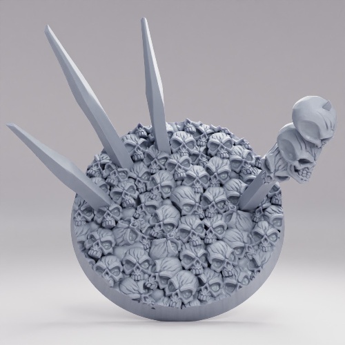 Picture of Skull Base 30mm B Alt