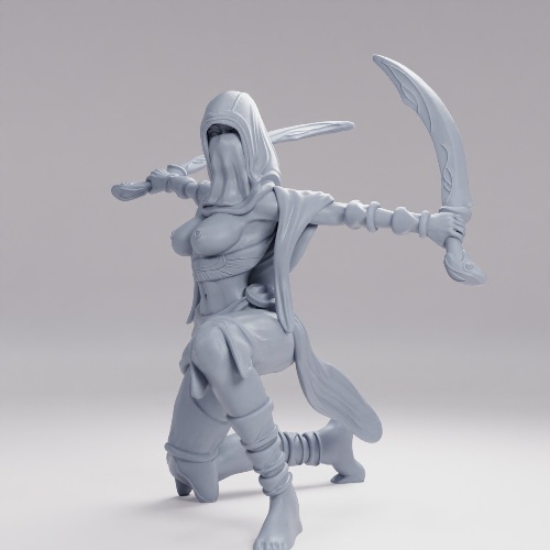 Picture of Battle Rogue Girl Nude