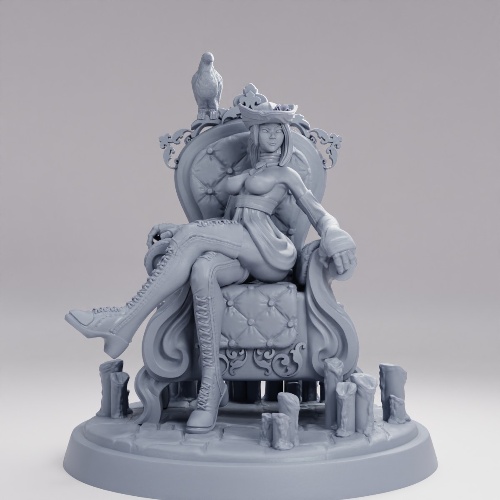 Picture of Bloody Maiden Topless On Base
